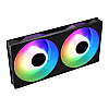 Вентилятор ID-Cooling Icefan 240 ARGB, 245x125x27мм, 3-pin, 4-pin PWM, черный
