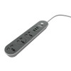 Удлинитель сетевой Ldnio SC3301, 3USB, 3 розетки, 1.6м, черный