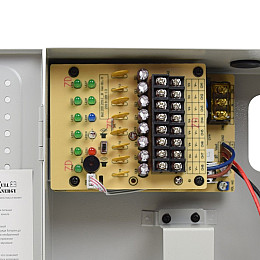 Блок безперебійного живлення BBG-1210/8 для відеонагляду 12В, 10А, під 18Ач акумулятор