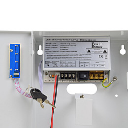 Блок безперебійного живлення Full Energy BBG-125-L для відеоспостереження 12В, 5А, під 18Ач акумулятор