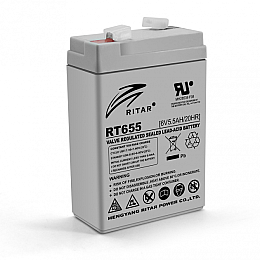 Акумуляторна батарея AGM Ritar RT655 6V 5.5Ah