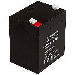 Акумулятор свинцево-кислотний LogicPower AGM LPM 12 - 5.0 AH