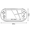 Игровая приставка с установленными 1000 игр 8gb XPRO PSP 7