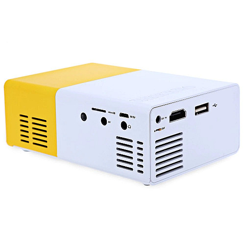 Проектор карманный XPRO Panorama Yellow + PowerBank 2600mah