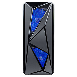 Корпус 1stPlayer F4-3A1-15LED Blue без БП