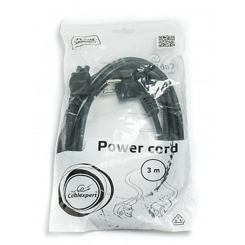 Кабель силовий Cablexpert PC-186-ML12-3M (для ноутбука) 3м