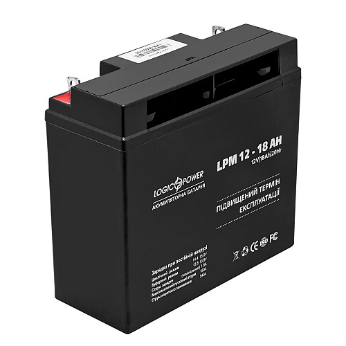 Аккумуляторная батарея LogicPower LPM 12V 18AH AGM