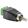 Терміналблок Delock Terminal block-RCA /M 2pin Pitch=5.0mm чорний (70.06.5417)
