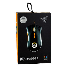 Дротова мишка Razer DeathAdder Overwatch Elite Black Steel