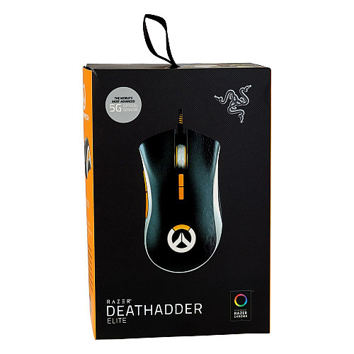 Дротова мишка Razer DeathAdder Overwatch Elite Black Steel