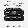 HDMI переключатель на 3 канала Addap HVS-10 4K / 60Hz