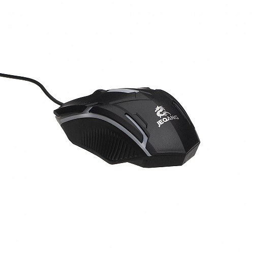 Провідна оптична мишка JEQANG JM-318 USB 1200 DPI Чорний
