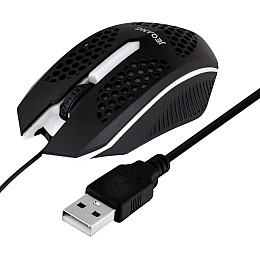 Проводная оптическая мышка Jeqang JM-600 LED USB 1600 DPI 1.2 м