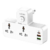 Сетевой разветвитель фильтр LDNIO SC2311 2 розетки 2 USB 3A Type C