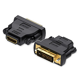 Адаптер Vention HDMI DVI V 1.4 F/M Чорний (ECDB0)