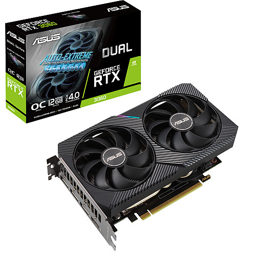 Відеокарта GF RTX 3060 12GB GDDR6 Dual OC V2 Asus (DUAL-RTX3060-O12G-V2)