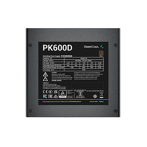 Блок живлення Deepcool PK600D (R-PK600D-FA0B-EU) 600W