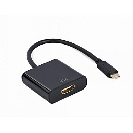 Адаптер Cablexpert USB Type-C HDMI M/F Black (A-CM-HDMIF-03)
