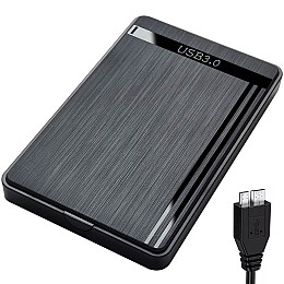 Внешній кишеня для SSD та 2.5" HDD жорстких дисків Addap EHDC-01b USB 3.0