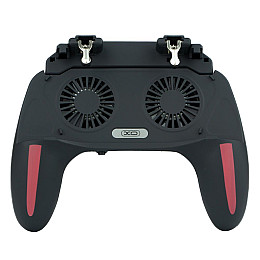 Бездротовий геймпад триггер з вентилятором XO H10 Dual Fan Charging на 2500 mAh Чорний