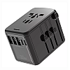 Універсальний адаптер Otravel для подорожей чорний 30W SL-207
