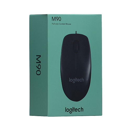 Провідна оптична мишка Logitech M90 USB 1000DPI 1.8 м Чорний