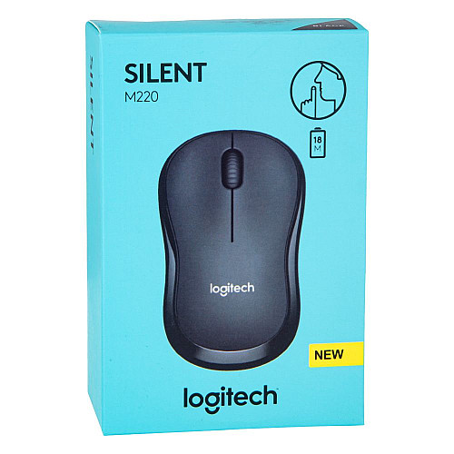 Бездротова оптична мишка Logitech M220 1000 DPI Чорний