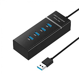 USB-хаб XON SmartHub Lite 4хUSB3.0 Черный (UHALP040043B 4972)