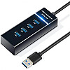 USB-хаб XON SmartHub Lite 4хUSB3.0 Черный (UHALP040043B 4972)