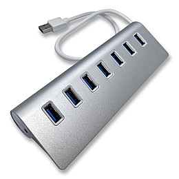 USB-хаб XON SmartHub Pro 7хUSB3.0 Серый (UHAPM070073G 5009)