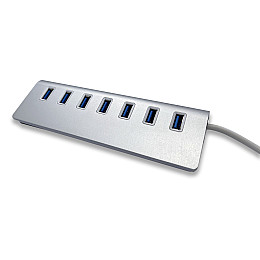 USB-хаб XON SmartHub Pro 7хUSB3.0 Сірий (UHAPM070073G 5009)