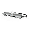 USB-хаб XON SmartHub 6 в 1 SD/TF + Type-C + USB3.0 + 2хUSB2.0 Серый (UHCHP062322G 5139)