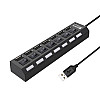 USB-хаб XON SmartHub Switch 7хUSB3.0 Черный (UHASP070073B 5030)