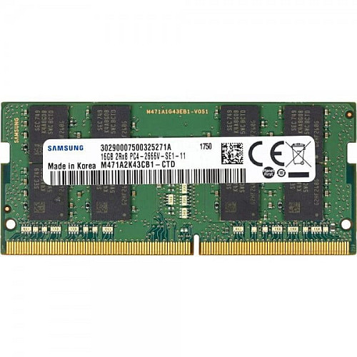 Оперативна пам'ять Samsung 16GB SO-DIMM DDR4 2666 MHz (M471A2K43CB1-CTD)