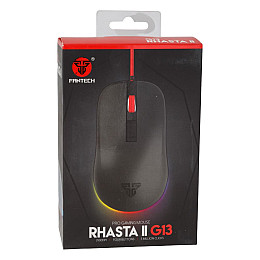 Игровая проводная Мышка Fantech G13 Rhasta 2 чувствительностью в 2400 DPI Led подсветка кабель 1.8m Black