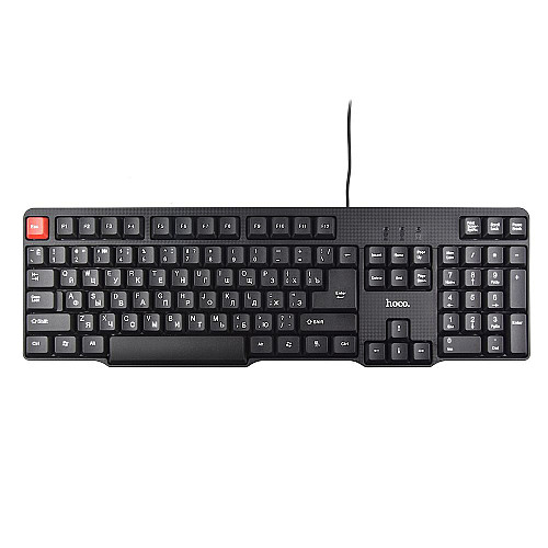 Комплект бизнес-мембранной клавиатуры и мыши Hoco GM16 1200DPI Black