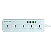 Удлинитель сетевой LDNIO SC5614 5 розеток и 6 USB 5V 3.4A 17W 2 m White