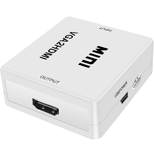 Конвертер видеосигнала с аналогового VGA на цифровой HDMI порт Addap VGA2HDMI-01 (0305)