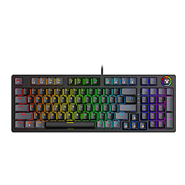 Игровая клавиатура механическая Fantech ATOM96 MK890 Red Switch LED RGB Black/Gray