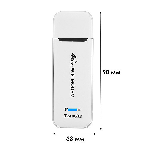 Беспроводной модем TIANJIE UF901-3 4G USB WiFi (12202-68020)