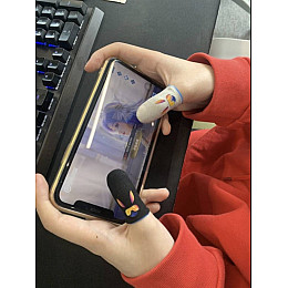 Напальчники (носки) Сенсорні Choice для ігор на телефоні в CoD Sarawolf 2 шт Зелений