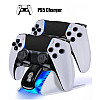 Зарядка для джойстика PS 5 Dobe Док Станция для PlayStation 5 PS 5 DualSense dualsense edge на 2 геймпада Белый