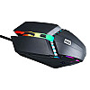 Комплект проводной игровая клавиатура для одной руки и мышь RIAS 198I G506 с подсветкой Black