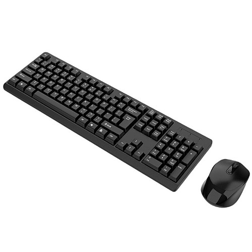 Комплект беспроводной клавиатура с мышью RIAS 198I CMK-326 Black