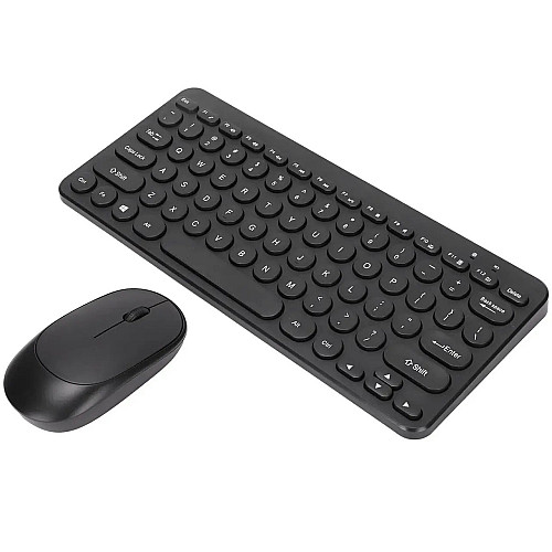 Комплект беспроводной клавиатура с мышью RIAS 8887 Black (3_04409)