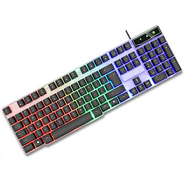 Комплект провідна ігрова клавіатура та миша RIAS KM-5003 з RGB підсвіткою USB (3_04416)