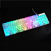 Клавиатура проводная Yelandar AN-T20 с RGB подсветкой USB White (3_04417)
