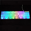 Клавиатура проводная Yelandar AN-T20 с RGB подсветкой USB White (3_04417)