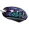 Комплект проводной игровая клавиатура для одной руки и мышь UKC 7768 с подсветкой Black