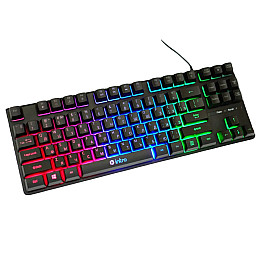 Клавіатура провідна RIAS DX750 з RGB підсвіткою USB Black (3_04474)